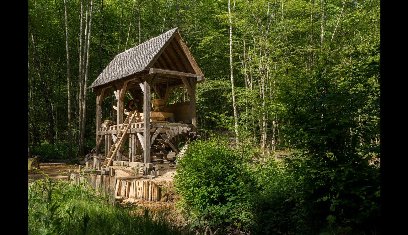 Moulin hydraulique reconstitué